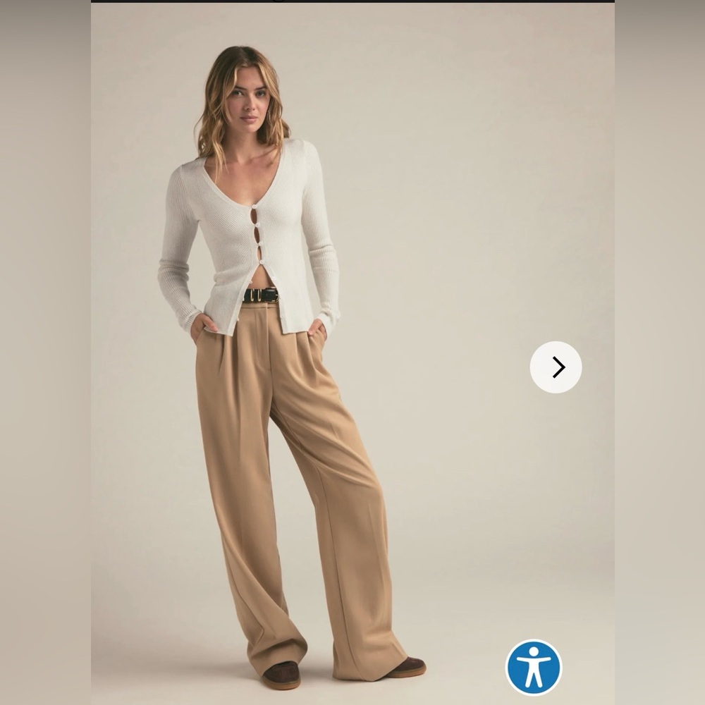 Favorite Daughter THE FAVORITE PANT in Beige *Petite Length*